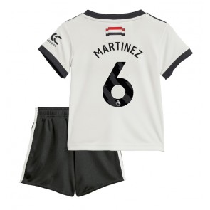 Manchester United Lisandro Martinez #6 Dětské Alternativní dres komplet 2024-25 Krátký Rukáv (+ trenýrky)